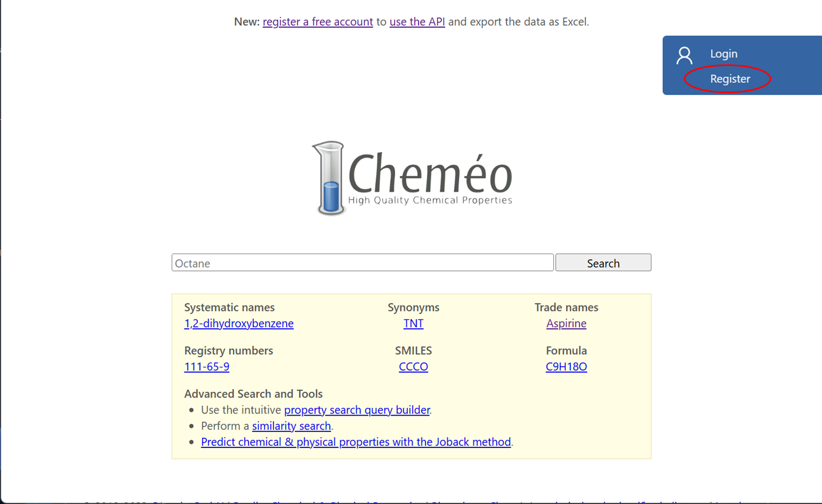 MoleculeResolverによる物質名からのSMILES検索 - In Silico 創薬